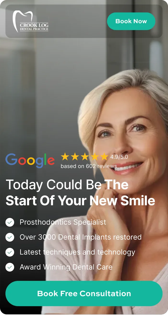 Crook Log Dental page design