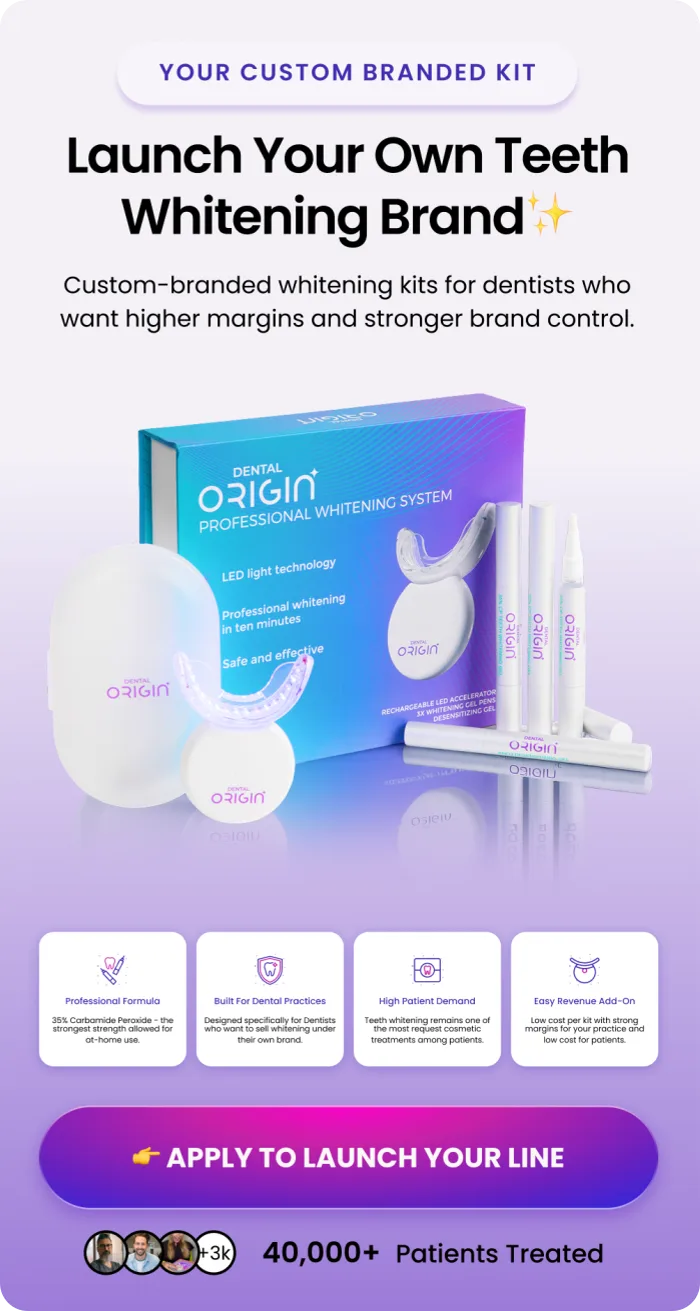 Dental Origin page design