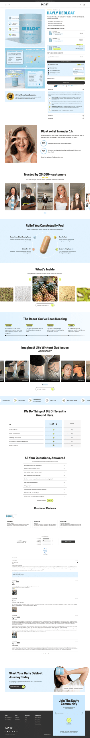 Yourdayly page design