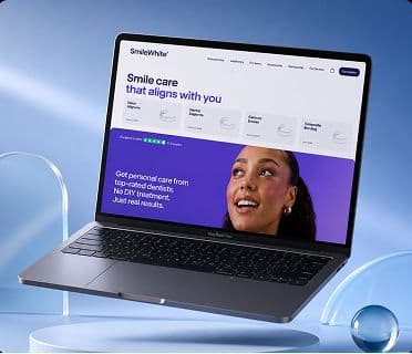 SmileWhite page design