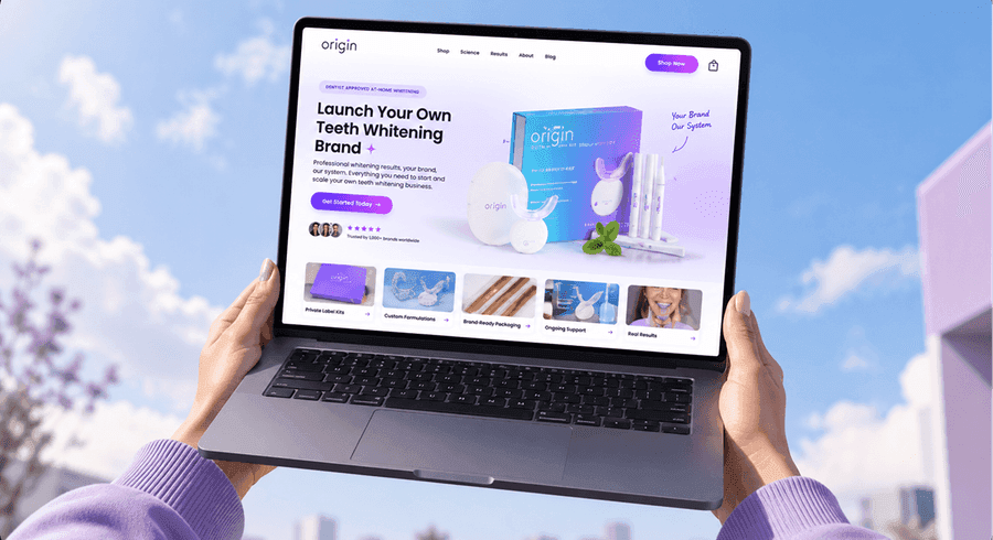 Dental Origin website overview