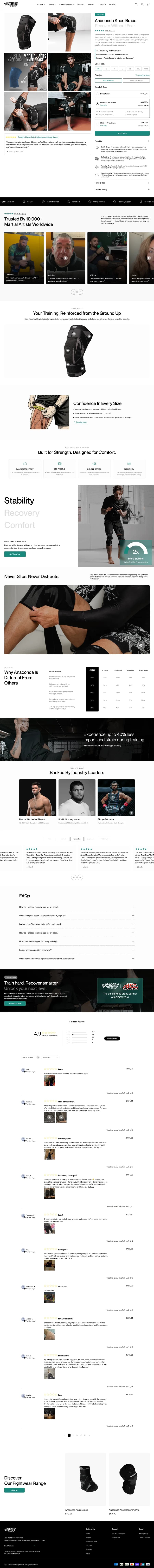 Anaconda Fight — redesign · desktop
