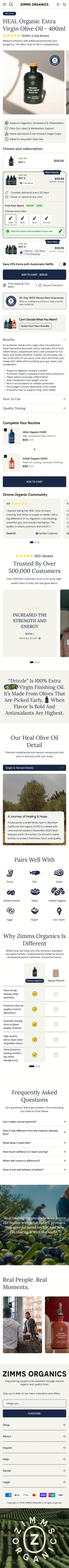 Zimms matching mobile redesign