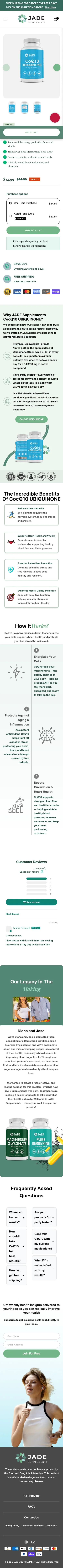 Jade Supplements before