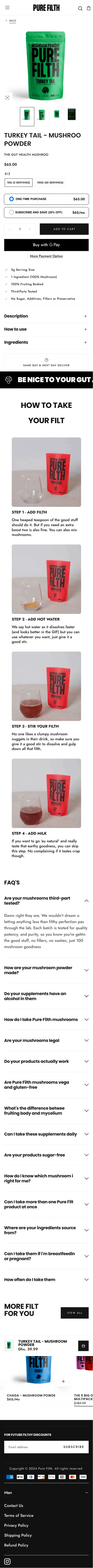 Pure Filth before