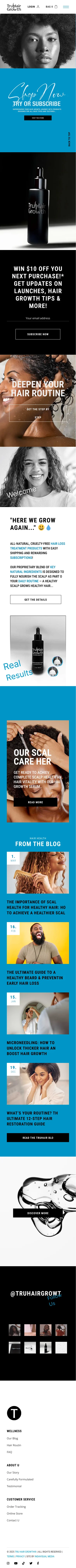 TruHair Growth before