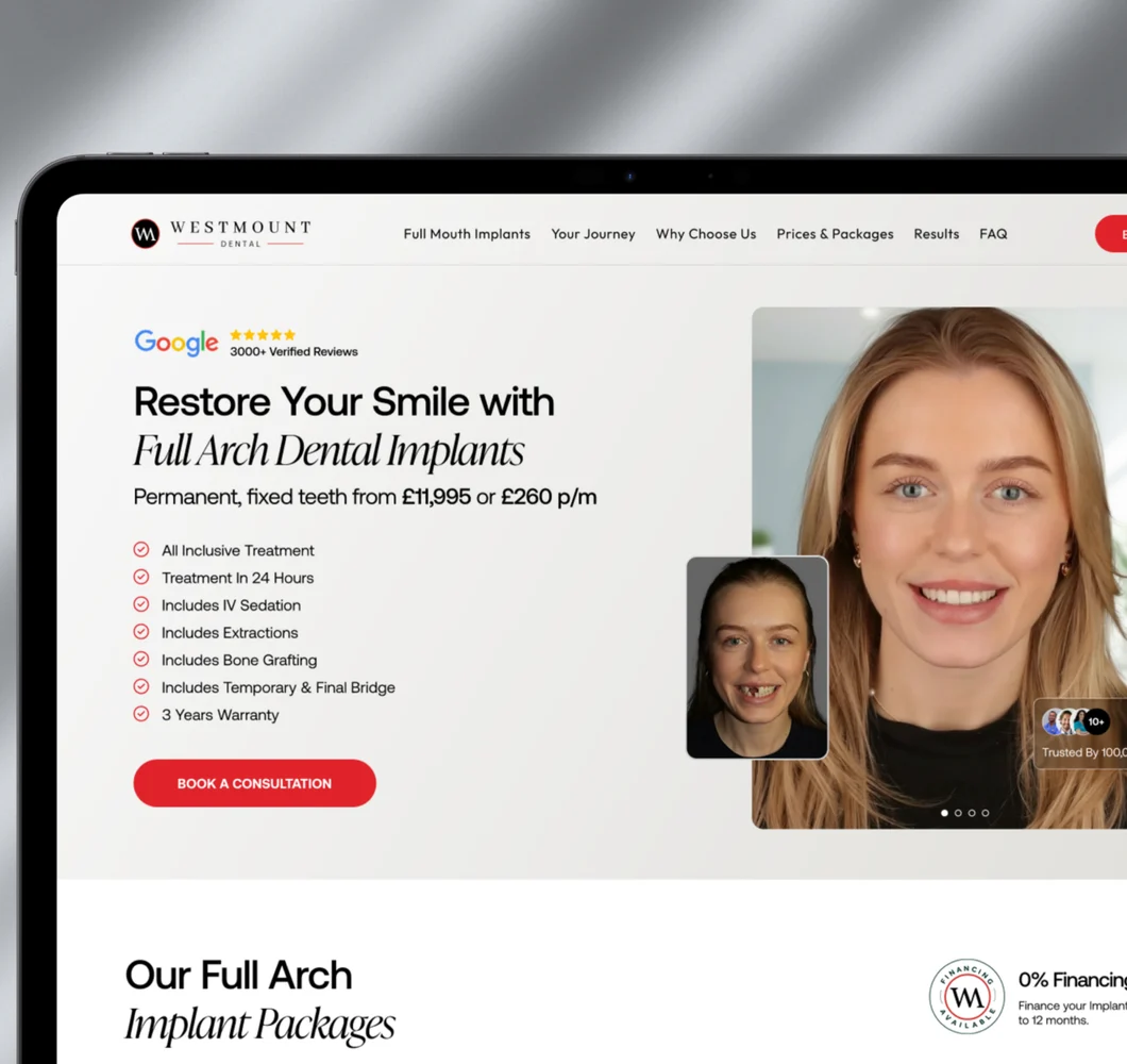 Explore Convertt Premier and our dental work, including Westmount Dental